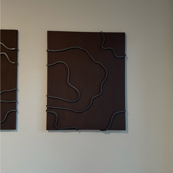 Modern Brown Wall Art Decor